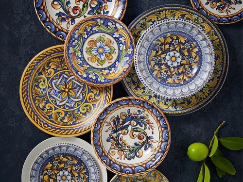 Ceramica Salerno Plate 26.5cm Trevi 4 Ceramica Salerno Plate 26.5cm Trevi - Image 2