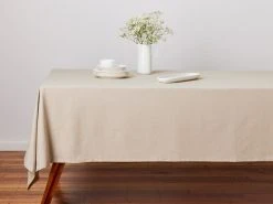 Cotton Classics Rectangular Tablecloth 300x150cm Pebble -Maxwell & Williams Shop maxwell williams cottonclassics tablecloth pebble 800x600 1