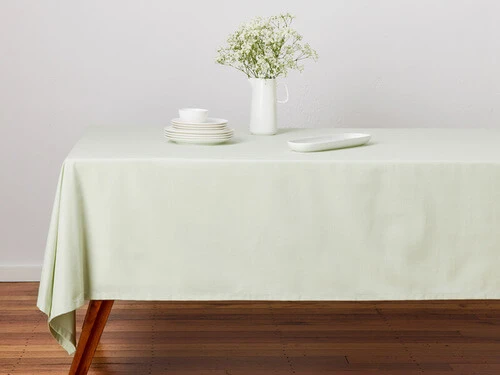 Cotton Classics Rectangular Tablecloth 230x150cm Sage 5 Cotton Classics Rectangular Tablecloth 230x150cm Sage - Image 3