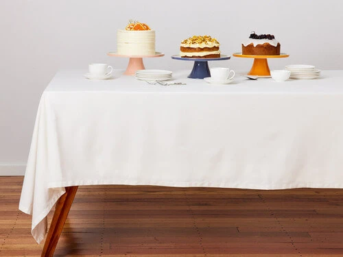 Cotton Classics Rectangular Tablecloth 300x150cm Snow 5 Cotton Classics Rectangular Tablecloth 300x150cm Snow - Image 3