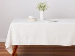 Cotton Classics Rectangular Tablecloth 230x150cm Snow 7 Cotton Classics Rectangular Tablecloth 230x150cm Snow -Maxwell & Williams Shop maxwell williams cottonclassics tablecloth snow 02 800x600