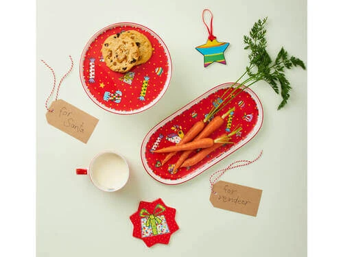 Donna Sharam Wonderland Oblong Platter 30x15cm Red Gift Boxed 4 Donna Sharam Wonderland Oblong Platter 30x15cm Red Gift Boxed - Image 2