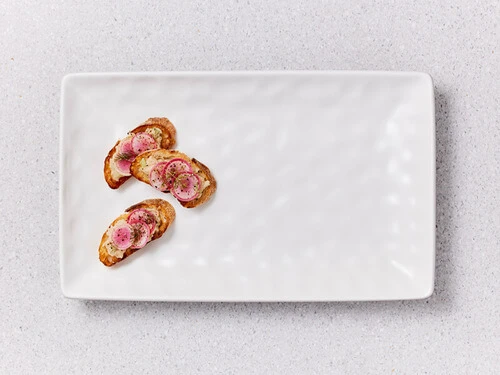 Gravity Rectangular Platter 39x24cm White Gift Boxed 4 Gravity Rectangular Platter 39x24cm White Gift Boxed - Image 2