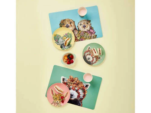 Marini Ferlazzo Wild Planet Placemat 43.5x28.5cm Red Panda 4 Marini Ferlazzo Wild Planet Placemat 43.5x28.5cm Red Panda - Image 2