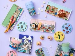 Alternative view of Megan McKean Cities Ceramic Round Coaster 10.5cm Copenhagen