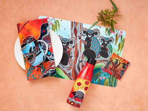 Melanie Hava Journeys Double Sided Placemat 43.5x28.5cm 6pc Gift Pack 5 Melanie Hava Journeys Double Sided Placemat 43.5x28.5cm 6pc Gift Pack - Image 3