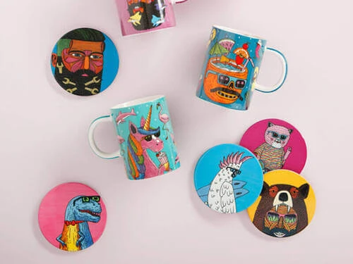 Mulga The Artist Mug 450ML Spanner Man 4 Mulga The Artist Mug 450ML Spanner Man - Image 2
