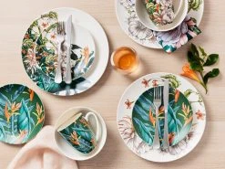 The Blck Pen Night Garden Coupe Dinner Plate 27.5cm Flower -Maxwell & Williams Shop maxwell williams night garden dinnerware 02 800x600 1