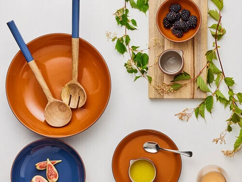 Sienna Serving Bowl 28x7cm Terracotta 4 Sienna Serving Bowl 28x7cm Terracotta - Image 2