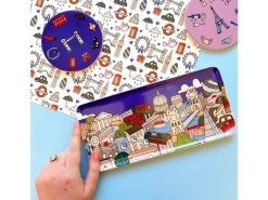 Megan McKean Cities Ceramic Round Coaster 10.5cm Paris 6 Megan McKean Cities Ceramic Round Coaster 10.5cm Paris -Maxwell & Williams Shop megan mckean rectangle plate coaster london 2