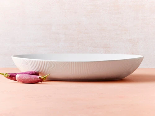 Arc Oval Serving Bowl 42x27cm White Gift Boxed 5 Arc Oval Serving Bowl 42x27cm White Gift Boxed - Image 3