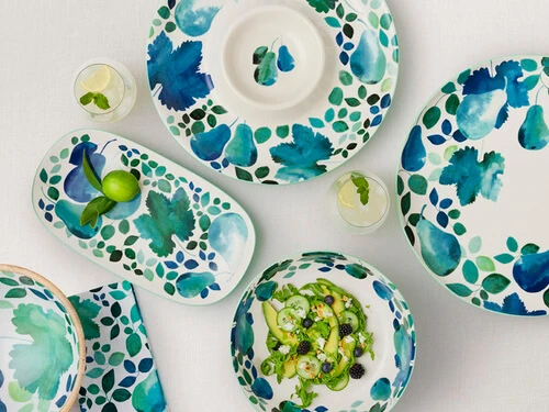 Giverny Serving Bowl Wood Enamel 34x11cm 5 Giverny Serving Bowl Wood Enamel 34x11cm - Image 3