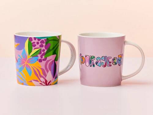 Kasey Rainbow Be Fierce Mug Set Of 2 380ML Courageous Gift Boxed 5 Kasey Rainbow Be Fierce Mug Set Of 2 380ML Courageous Gift Boxed - Image 3