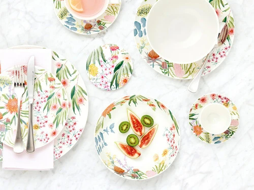 Royal Botanic Gardens Native Blooms Ceramic Coaster 10.5cm Set Of 4 Gift Boxed 5 Royal Botanic Gardens Native Blooms Ceramic Coaster 10.5cm Set Of 4 Gift Boxed - Image 3