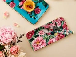 Teas & C's Silk Road Teaspoon Set Of 4 Aqua Gift Boxed 7 Teas & C's Silk Road Teaspoon Set Of 4 Aqua Gift Boxed -Maxwell & Williams Shop teas cs silk road platter aqua 3