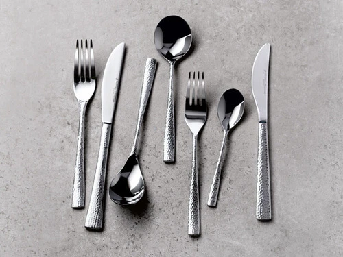 Wayland Hammered Cutlery Set 42pc Gift Boxed 4 Wayland Hammered Cutlery Set 42pc Gift Boxed - Image 2